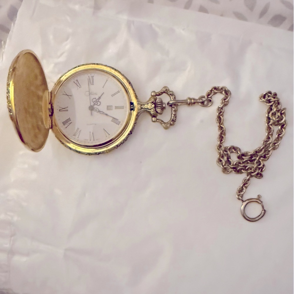 Elegant Gold Pocket Watch
